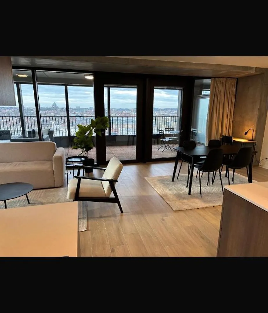 Beautiful Apartment With Panoramic View Of Center With Roof Terrace Brussels 0*,